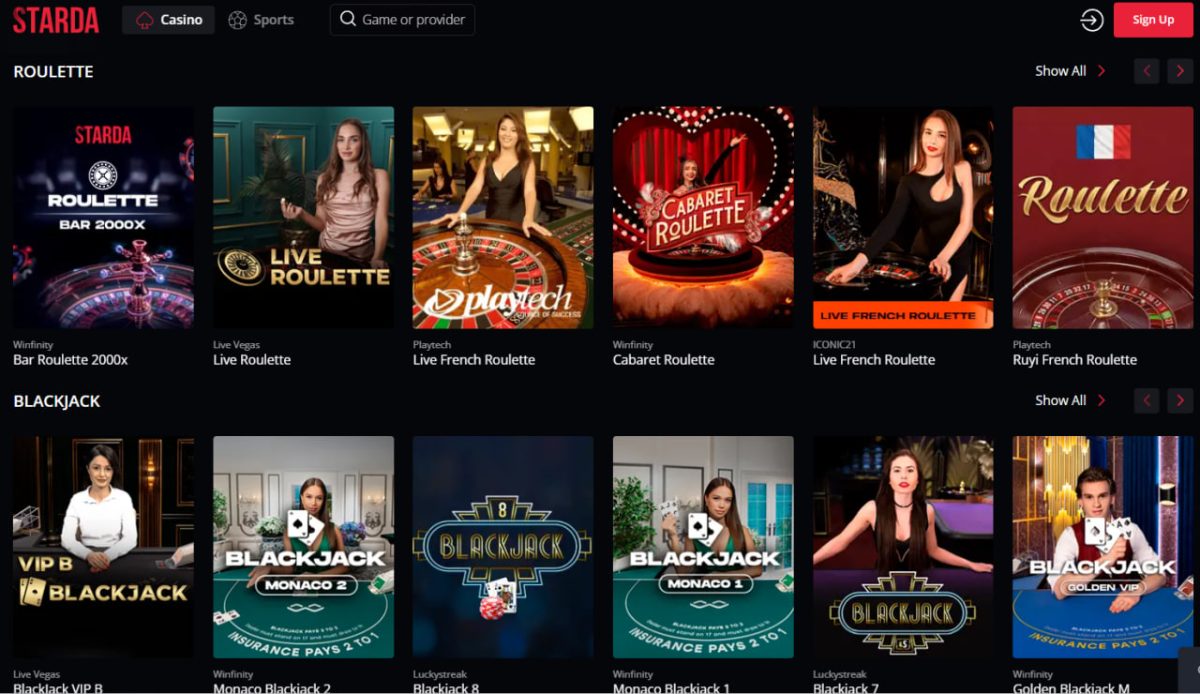 Starda Casino - Bonus, Games, Payouts for Canadian Players image 3